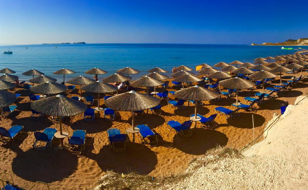  Plaža Ksi na ostrvu Kefalonija 